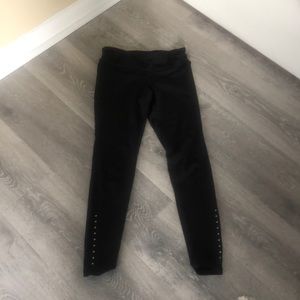 Black yoga pants, worn once